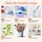 Framed Paint By Number Kits for Adults – DIY Acrylic Paint by Numbers on Canvas for Beginners, Pre-Framed Wall Art Painting Kit for Home Decor & Birthday Gift, 12x16 Inch